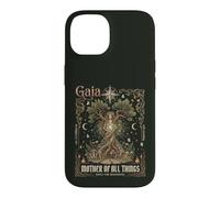 Custodia per iPhone 14 Gaia Madre Terra Albero della Vita Dea Mitologia Arte