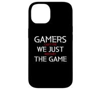 Custodia per iPhone 14 Gamers Can't Die We Just Restart The Game Funny Gaming Meme