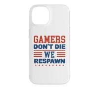Custodia per iPhone 14 Gamers Don't Die We Respawn Sparklers Patriotic Uomini Donne