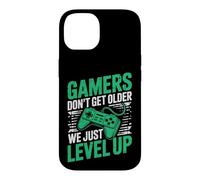 Custodia per iPhone 14 Gamers Don't Get Older We Just Level Up Funny Gamer Retro