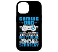 Custodia per iPhone 14 Gaming Dad I Don't Just Play I Teaching My Son How To Solve Pro