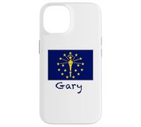 Custodia per iPhone 14 Gary Indiana Bandiera USA Souvenir