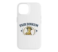 Custodia per iPhone 14 Gday Mate Canguro Fair Dinkum Australia Camicia australiana