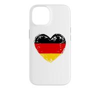 Custodia per iPhone 14 Germania nel mio cuore Bandiera tedesca Orgoglioso patriottico tedesco