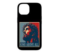 Custodia per iPhone 14 Gesù Cristo Re sopra ogni fede cristiana