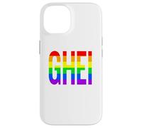 Custodia per iPhone 14 GHEI | Gay Divertente Umoristica Bandiera Arcobaleno