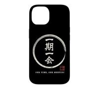 Custodia per iPhone 14 Giapponese Detto Ichigo Ichie Tea Cerimonia Mindfulness Kanji