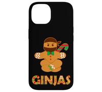Custodia per iPhone 14 Ginjas Zenzero Pane Ninja Vacanze di Natale