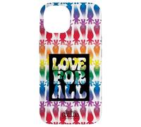 Custodia per iPhone 14 Good Luck Trolls Love For All Rainbow