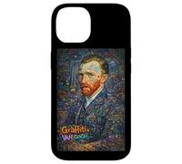Custodia per iPhone 14 Graffiti Van Gogh Portrait - Colorful Pop Art Street Style