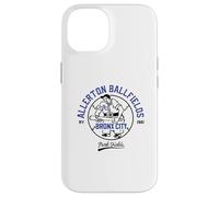 Custodia per iPhone 14 Grafica universitaria di baseball del Bronx NYC PAFI349