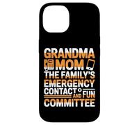 Custodia per iPhone 14 GRANDMA MOM THE FAMILYS EMERGENCY CONTACT