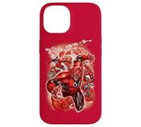 Custodia per iPhone 14 Green Lantern Red Lanterns #1