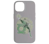 Custodia per iPhone 14 Green Lantern Retro Lantern Iron-On