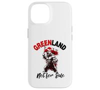 Custodia per iPhone 14 Greenland Flag Bear Support Greenland Is Not For Sale