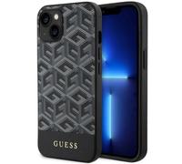 Custodia Guess GCube Stripes MagSafe per iPhone 14, nera - Nouvo