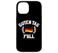Custodia per iPhone 14 Guten Tag Y'all Biergarten Germany Flag German Beer Festival