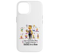Custodia per iPhone 14 Gymnastics Mom Funny Ducks Gymnastics Mama