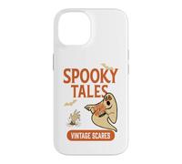 Custodia per iPhone 14 Halloween Spooky Tales Fantasma Vintage Spaventure