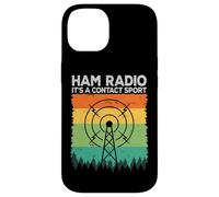 Custodia per iPhone 14 Ham Radio It's A Contact Sport Continuous Wave Amateur Radio