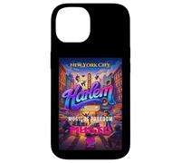 Custodia per iPhone 14 Harlem Vibes, Cool New York Harlem Street Music Free Style