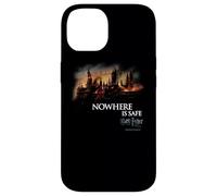 Custodia per iPhone 14 Harry Potter Burning Hogwarts
