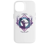 Custodia per iPhone 14 Harry Potter Forbidden Forest Home of Bane