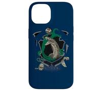 Custodia per iPhone 14 Harry Potter Slytherin Magicial Mischief Level Up Crest