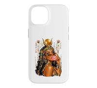 Custodia per iPhone 14 Hathor Bubblegum Queen Dea egiziana Baddie Estetica