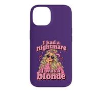 Custodia per iPhone 14 Ho avuto un incubo era una bionda divertente bruna umorismo