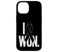 Custodia per iPhone 14 Ho indossato la consapevolezza del melanoma del nastro nero