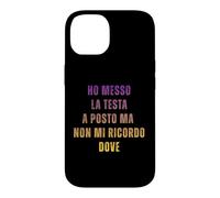 Custodia per iPhone 14 Ho Messo La Testa A Posto Smemorato Testa Tra Le Nuvole