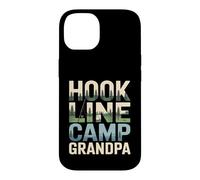 Custodia per iPhone 14 Hook Line Camp Nonno Pesca Campeggio