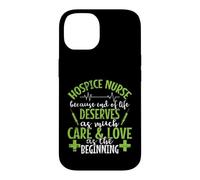 Custodia per iPhone 14 Hospice Nurse perché la vita merita cura e amore
