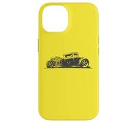Custodia per iPhone 14 Hot Rod Rust Racer Vintage Graphic Old Muscle Car
