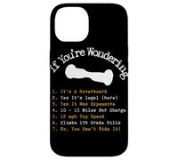 Custodia per iPhone 14 Hoverboard Checklist Cool & Funny hoverboard Gift