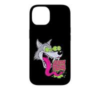 Custodia per iPhone 14 "Howling Wolf" Retro Biker Lowbrow Wolves Rockabilly 50s