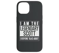 Custodia per iPhone 14 I am the leggendary shirt, idea regalo per Scott