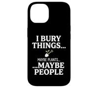 Custodia per iPhone 14 I Bury Things Maybe Plants Maybe People Funny Frog