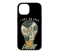 Custodia per iPhone 14 I Got An Idea Let's Go Outside Vintage Hiking Outdoors Lover
