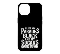 Custodia per iPhone 14 I Like My Parades Black And My Sugars Going Down Emo Goth