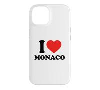 Custodia per iPhone 14 I Love Monaco Vacation Montecarlo Costa Azzurra Viaggi