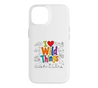 Custodia per iPhone 14 I Love Wild Things Wildlife Nature Animal Lover