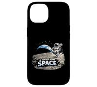 Custodia per iPhone 14 I Need Some Space - Earthrise Lunar Orbit Kosmos Fun Art