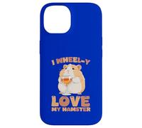 Custodia per iPhone 14 I Wheel-y Love My Hamster Cute Pet Lover Citazione