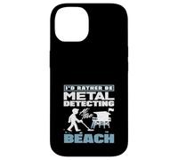 Custodia per iPhone 14 Id piuttosto essere metal detecting al Beach Hobby