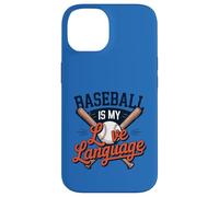Custodia per iPhone 14 Il baseball è il mio amore Linguaggio Fan Giocatore Coach Amante dello sport
