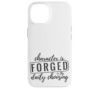 Custodia per iPhone 14 Il carattere è forgiato nella scelta quotidiana