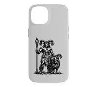 Custodia per iPhone 14 Il guardiano demoniaco Azazel e il suo compagno di capra