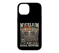 Custodia per iPhone 14 Il micelio è il mio fungo di foraggiamento dei funghi sui social network